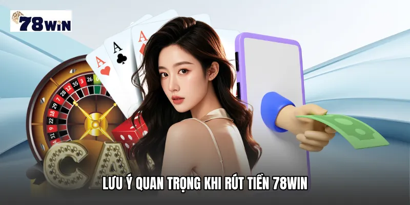 Lưu ý quan trọng khi rút tiền 78WIN